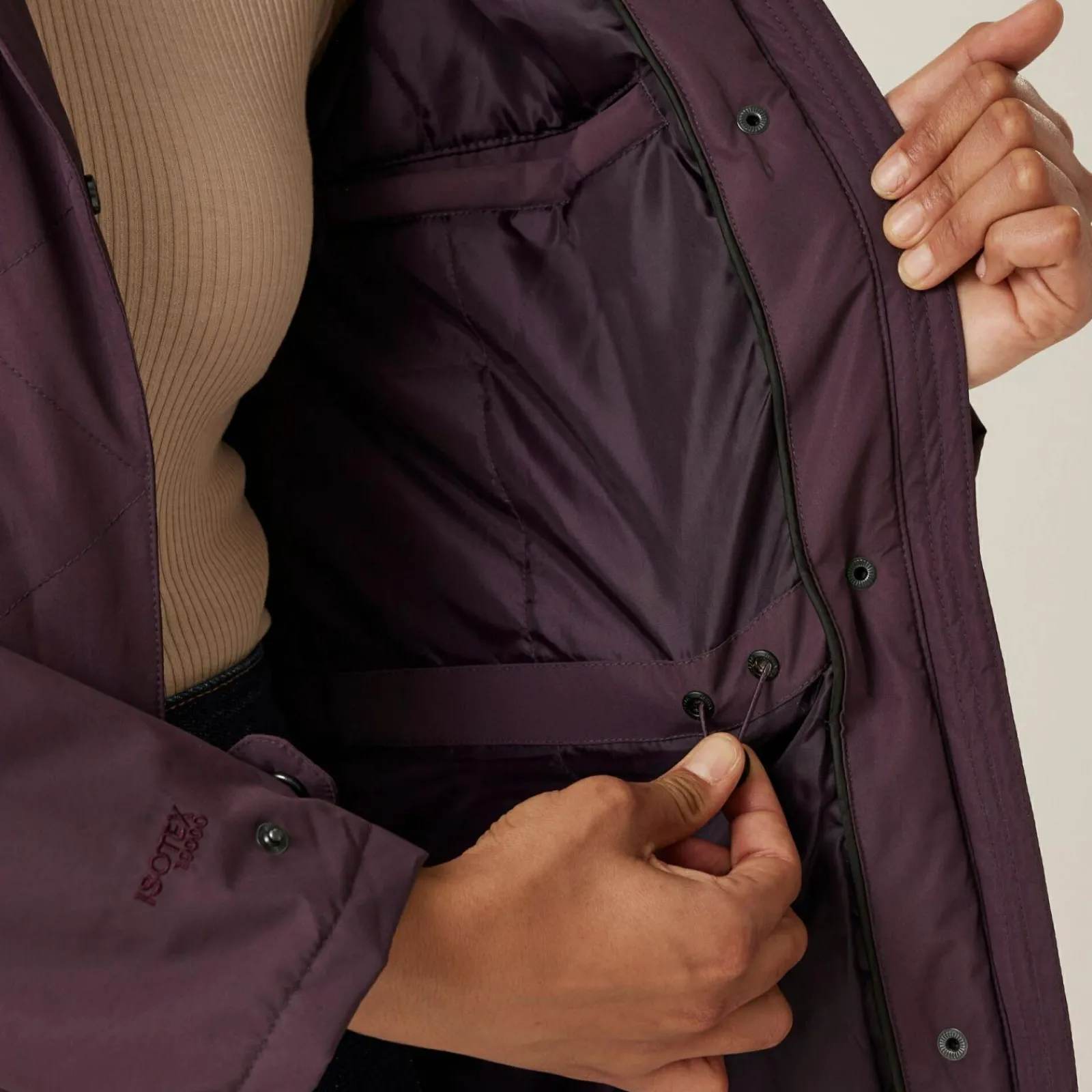 Regatta Veste parka à bordure en fourrure Sabinka II pour femme |<Femme Parkas|Vestes Chaudes