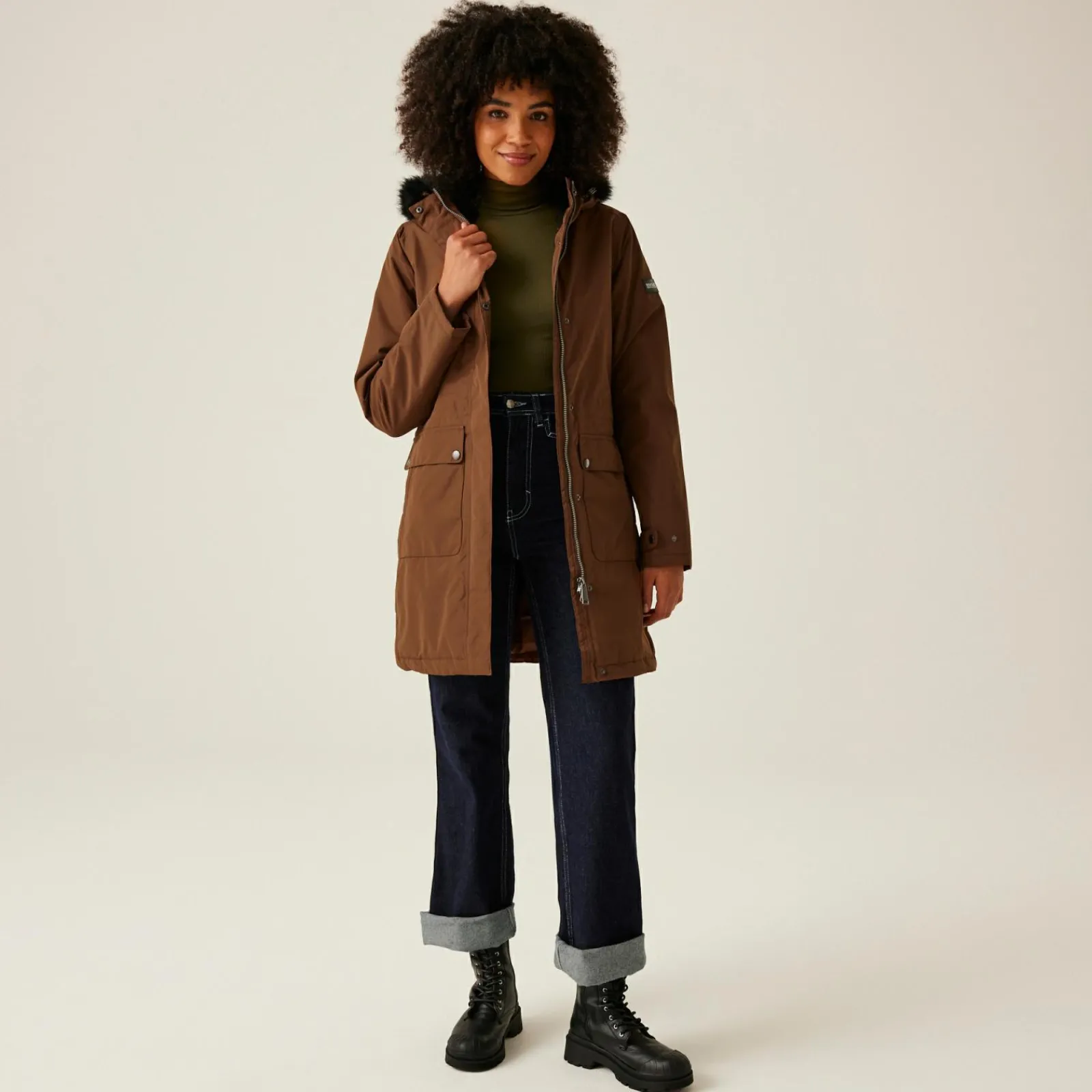 Regatta Veste parka à bordure en fourrure Sabinka II pour femme |<Femme Parkas|Vestes Chaudes