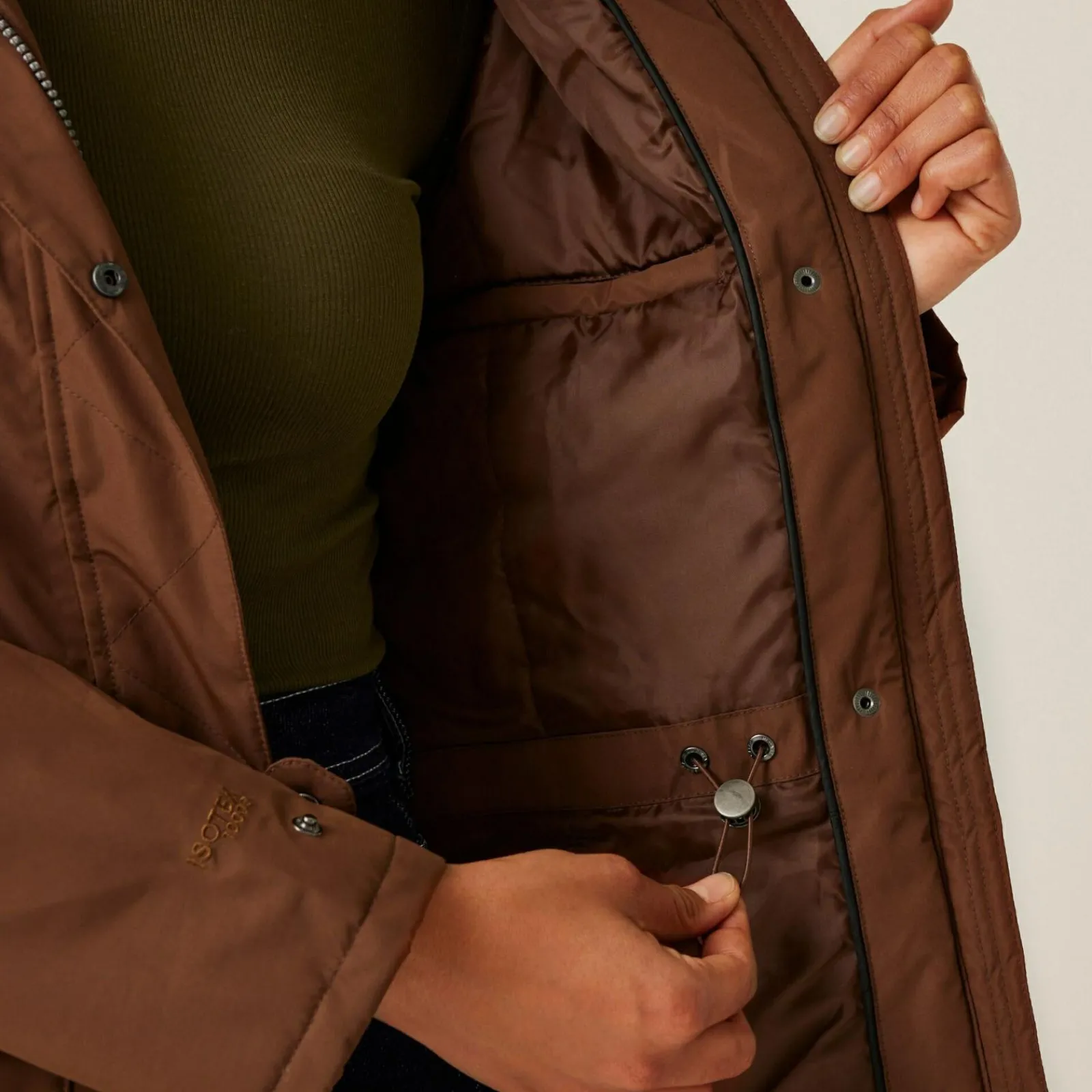 Regatta Veste parka à bordure en fourrure Sabinka II pour femme |<Femme Parkas|Vestes Chaudes