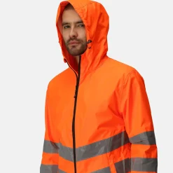 Regatta Veste Professionalle réfléchissante imperméable et compressible Homme Hi-Vis Pro |< Vestes & Manteaux|Vêtements Haute Visibilité