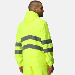 Regatta Veste Professionalle réfléchissante imperméable et compressible Homme Hi-Vis Pro |< Vestes & Manteaux|Vêtements Haute Visibilité