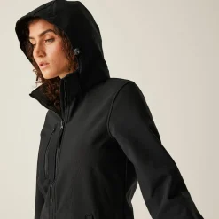 Regatta Veste Softshell 3 couches Femme PROFESSIONNEL imprimable avec capuche VENTURER |< Vestes & Manteaux|Vestes