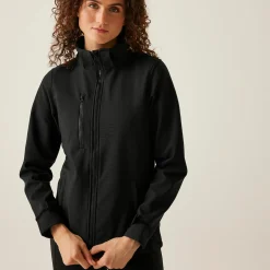 Regatta Veste Softshell 3 couches Femme PROFESSIONNEL imprimable avec capuche VENTURER |< Vestes & Manteaux|Vestes