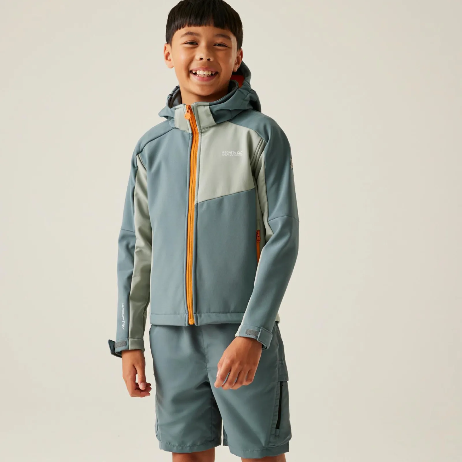 Regatta Veste softshell Acidity VIII pour enfant |<Enfant Vestes Softshell|Vestes Légères