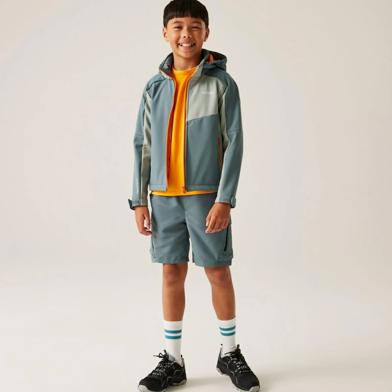 Regatta Veste softshell Acidity VIII pour enfant |<Enfant Vestes Softshell|Vestes Légères