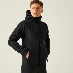 Regatta Veste Softshell doublée avec capuche Homme Repeller |< Vestes & Manteaux|Vestes