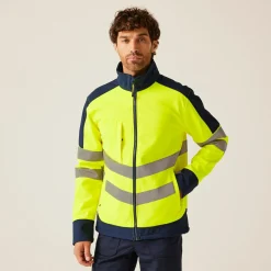 Regatta Veste Softshell haute-visibilité réfléchissante Homme 3 couches Hi-Vis |< Vestes & Manteaux|Vêtements Haute Visibilité