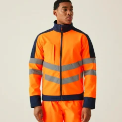 Regatta Veste Softshell haute-visibilité réfléchissante Homme 3 couches Hi-Vis |< Vestes & Manteaux|Vestes