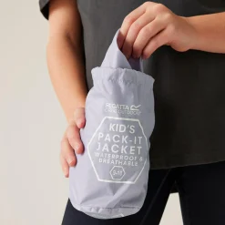 Regatta Veste technique junior imperméable Pack-It III |<Enfant Vestes Imperméables|Vestes Pliables