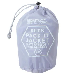 Regatta Veste technique junior imperméable Pack-It III |<Enfant Vestes Imperméables|Vestes Pliables
