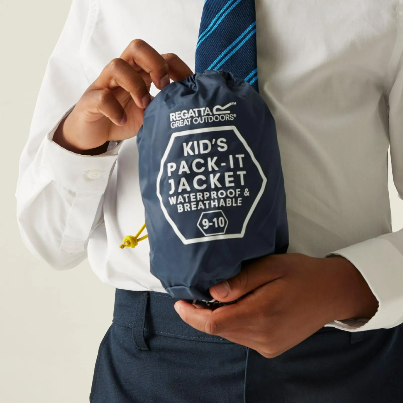 Regatta Veste technique junior imperméable Pack-It III |<Enfant Vêtements Garçon|Vestes Pliables