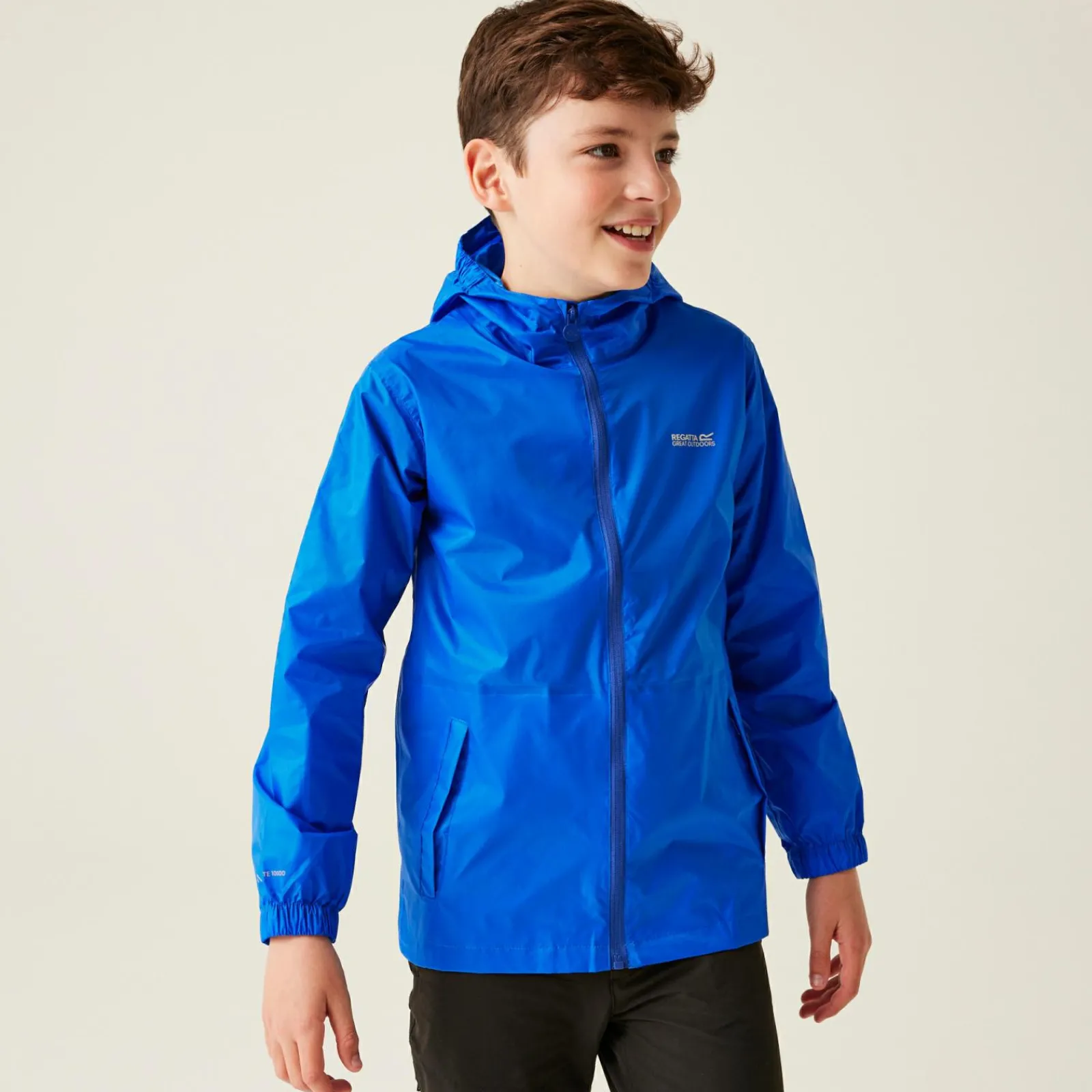 Regatta Veste technique junior imperméable Pack-It III |<Enfant Vêtements Garçon|Vestes Pliables