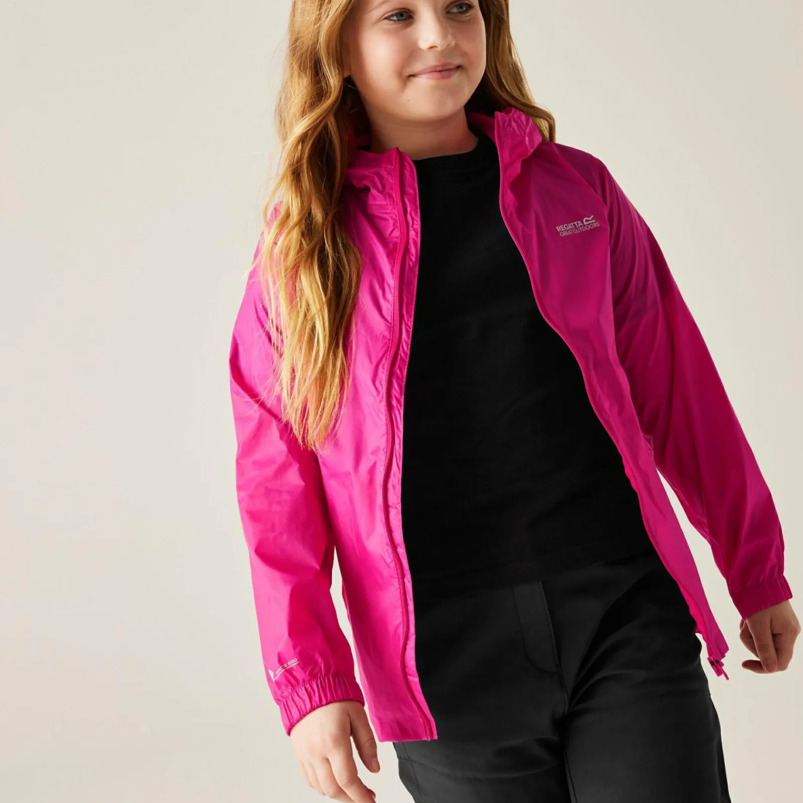 Regatta Veste technique junior imperméable Pack-It III |<Enfant Vêtements De Fille|Vestes Pliables