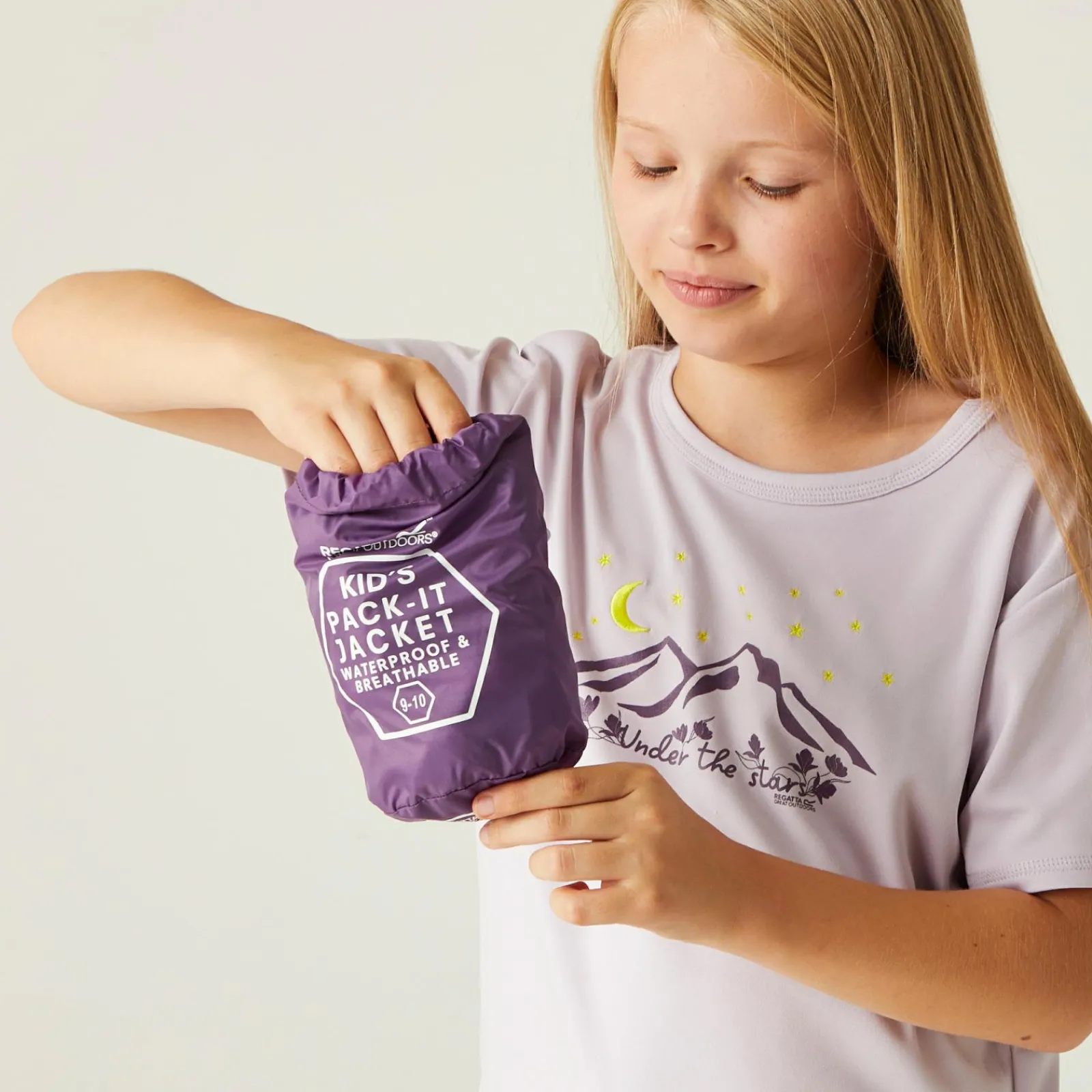 Regatta Veste technique junior imperméable Pack-It III |<Enfant Vêtements De Fille|Vestes Pliables