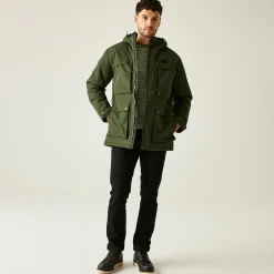Regatta Volter Homme Parka chaude imperméable à capuche |<Femme Vestes Chauffantes|Vestes Chauffantes
