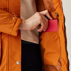 Regatta Voltera Femme Parka chaude chauffante imperméable à capuche |<Femme Vestes Chaudes|Vestes Chauffantes
