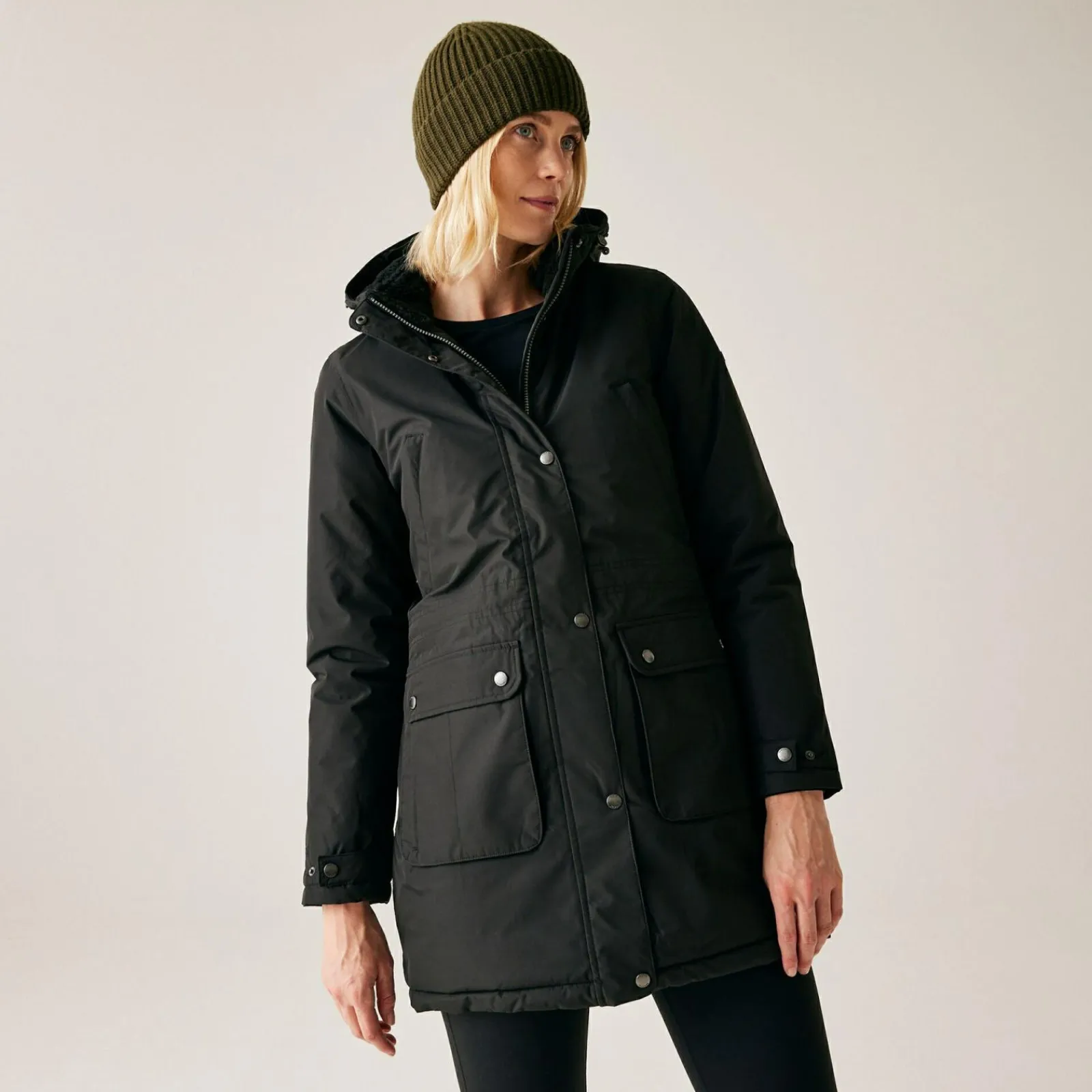 Regatta Voltera Femme Parka chaude chauffante imperméable à capuche |<Femme Vestes Chaudes|Vestes Chauffantes