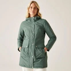 Regatta Voltera Femme Parka chaude chauffante imperméable à capuche |<Femme Vestes Chaudes|Vestes Chauffantes