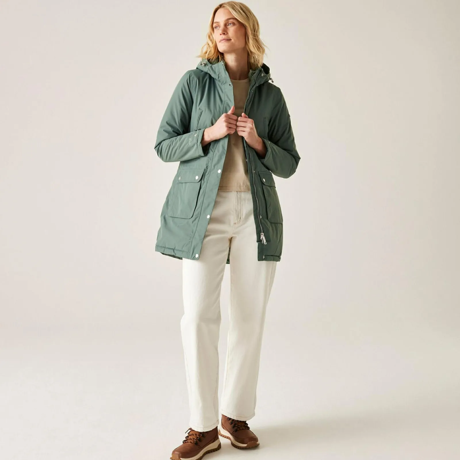 Regatta Voltera Femme Parka chaude chauffante imperméable à capuche |<Femme Vestes Chaudes|Vestes Chauffantes