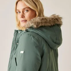 Regatta Voltera Femme Parka chaude chauffante imperméable à capuche |<Femme Vestes Chaudes|Vestes Chauffantes