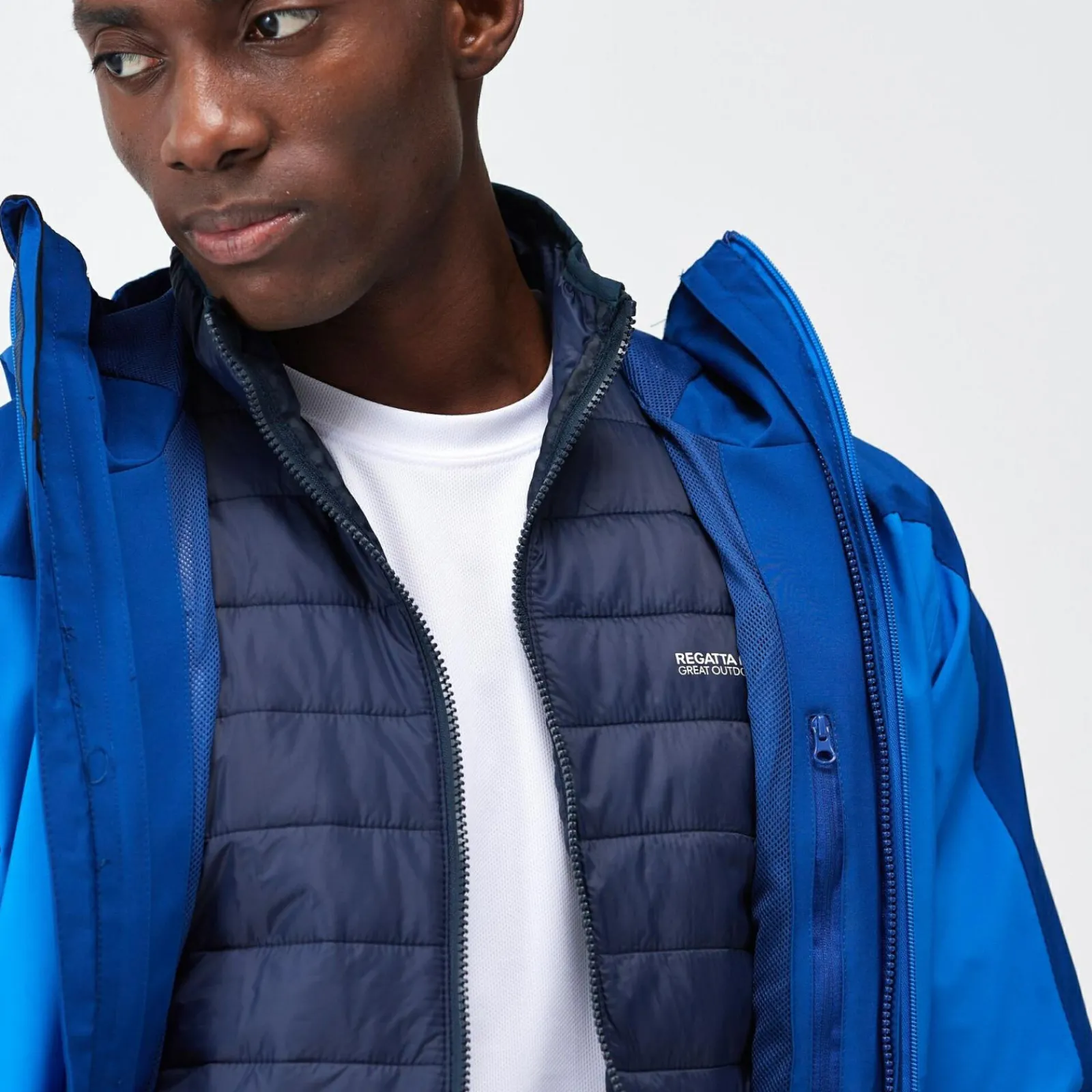 Regatta Wentwoord VIII Homme Veste imperméable 2-en-1 |<Homme Vestes 3 En 1|Vestes Isolantes