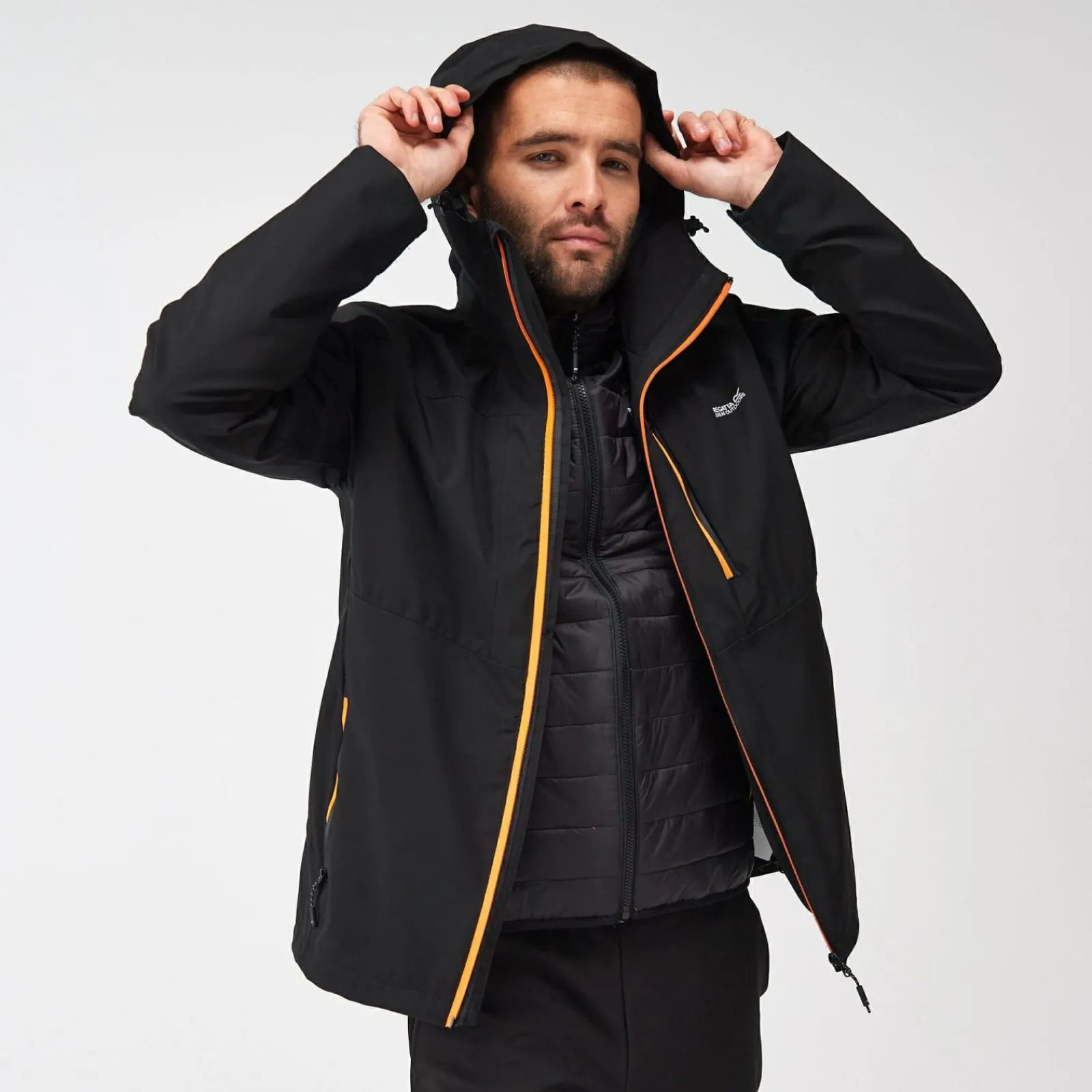 Regatta Wentwoord VIII Homme Veste imperméable 2-en-1 |<Homme Vestes 3 En 1|Vestes Isolantes