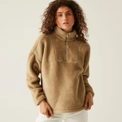 Regatta Zeeke Femme Polaire pelucheuse |<Femme Polaires Demi Zip