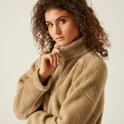 Regatta Zeeke Femme Polaire pelucheuse |<Femme Polaires Demi Zip