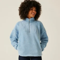 Regatta Zeeke Femme Polaire pelucheuse |<Femme Polaires Demi Zip