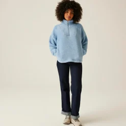 Regatta Zeeke Femme Polaire pelucheuse |<Femme Polaires Demi Zip