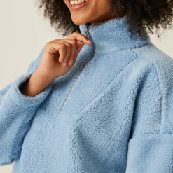 Regatta Zeeke Femme Polaire pelucheuse |<Femme Polaires Demi Zip