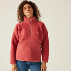 Regatta Zeeke Femme Polaire pelucheuse |<Femme Polaires Demi Zip