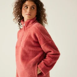 Regatta Zeeke Femme Polaire pelucheuse |<Femme Polaires Demi Zip